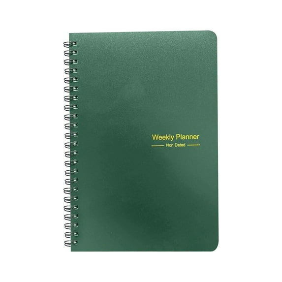 Planner 2025-2026,Weekly Planner,Notebooks for Work,,A Monthly, Weekly & Daily Planner 2025 for Planning Your Success - Hardcover Start Anytime And Achieve Your Goals,Travel Essentials,Green