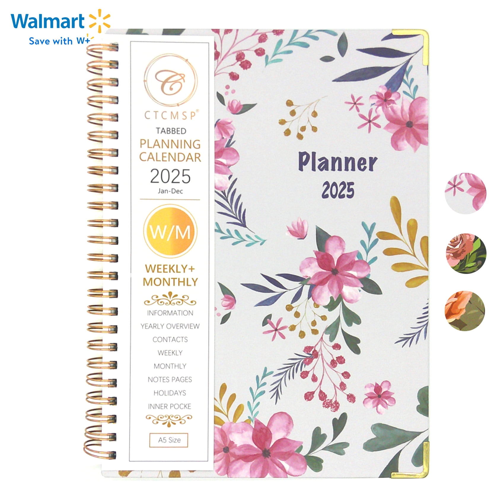 Planner 2025 Calendar Notebook（Jan-Dec.2025,6.3&qu