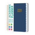 thumbnail image 1 of Planner 2026-2027, Jul 2026-Jun 2027 Monthly & Weekly Calendar Book, 6.5" x 8.5", Hardcover Academic Calendar with Tabs, Teacher Student Agenda Book for School Office Supplies, 1 of 7