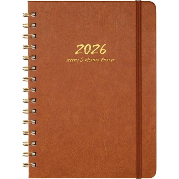 Planner 2026 - Weekly & Monthly 2026 Planner with -Wire Binding ...