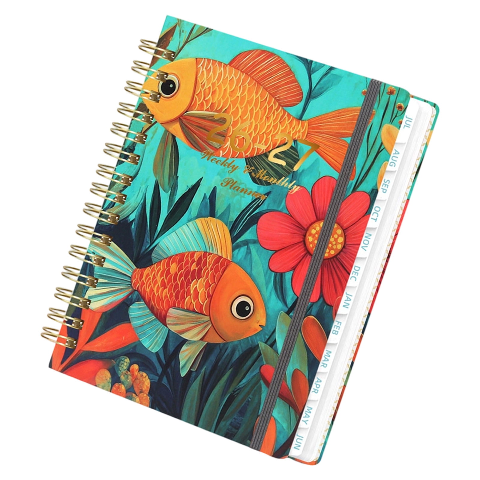 Planner Notebook 2026 2027 with Weekly Monthly Layout, 140 Pages, 8.46 ...