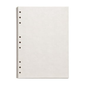 Planner Refill Paper B5 9 Holes, Squared Grid Notepaper Inserts for Ring Binder Journals, Diary, Notebook Refill Pages, Smooth Acid Free Paper for Daily Use