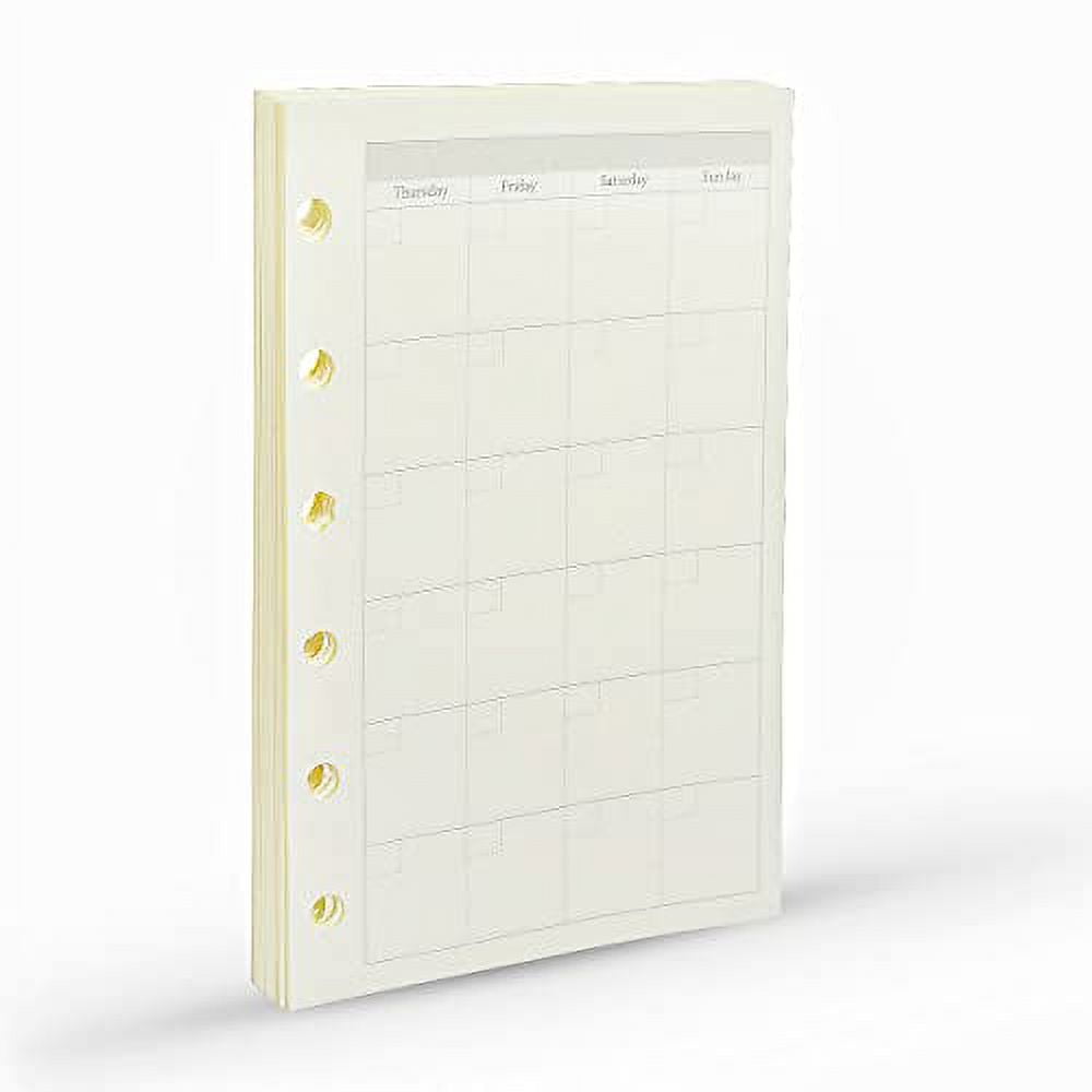  2023-2024 Planner Refills, 2023 2024 Weekly & Monthly Planner  Refills for A6 Binder, Runs from July 2023 to June 2024, 6-Hole Refill  Planner with Tabs, Person Size/Size 3, 3.75 x 6.75, Ocean : Office  Products