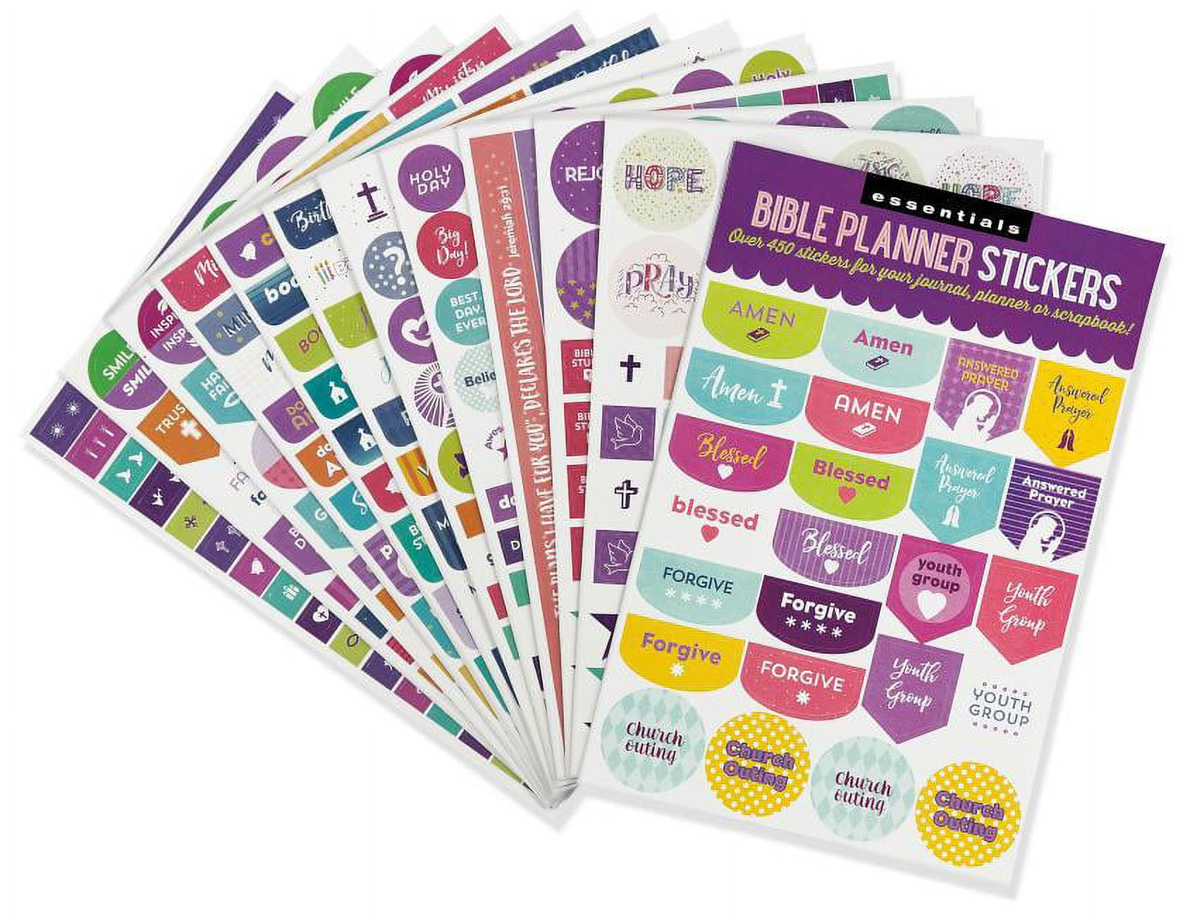 Planner Stickers Bible Weekly (Other) - Walmart.com