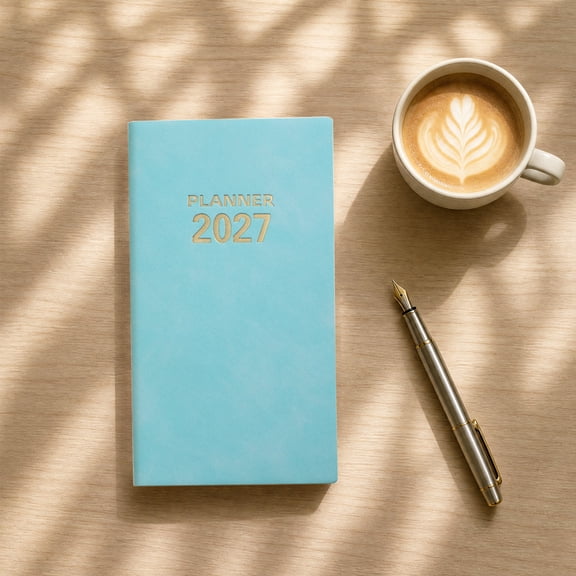 Planner Weekly Monthly Calendar Notebook,Mini Portable Notepad For Travel Trip Itineraries & Adventure Journaling Office Supplies