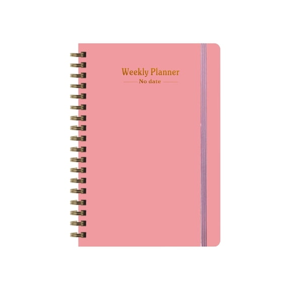 Planner Weekly Undated Goal Planner And Habit Tracker, Thick Paper Productivity Notebook, A5 Size Weekly Schedule Organizer For Work Home, Personal Journal, Task Management Book