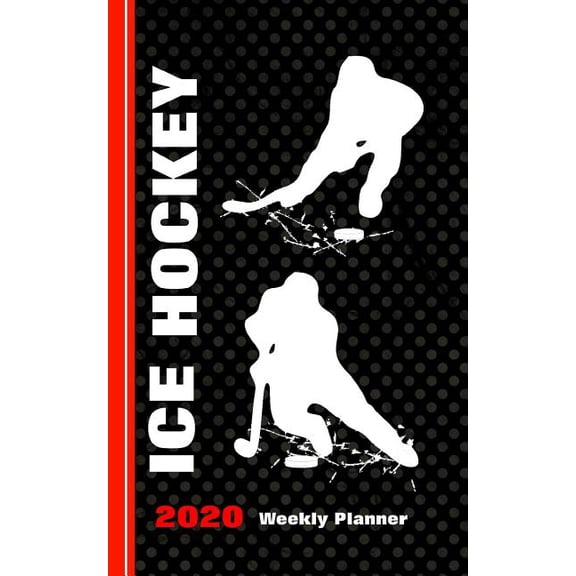 Planners One Year 2020: Ice Hockey: Diary Weekly Spreads January to December (Paperback)