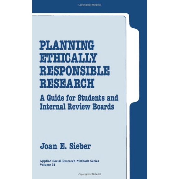 Pre-Owned Planning Ethically Responsible Research: A Guide for Students and Internal Review Boards (Paperback) 0803939647 9780803939646