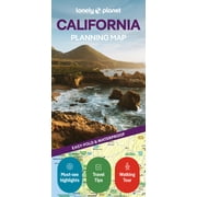 Map Lonely Planet California Planning Map Durable, Waterproof, Easy-Fold Travel Map with Attractions, Itineraries & Transpo, Paperback