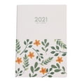 thumbnail image 1 of Toyandona Back to School Project Planner Notebook Green Flower Pattern Paper 1Pc 21.5x14.5Cm, 1 of 7