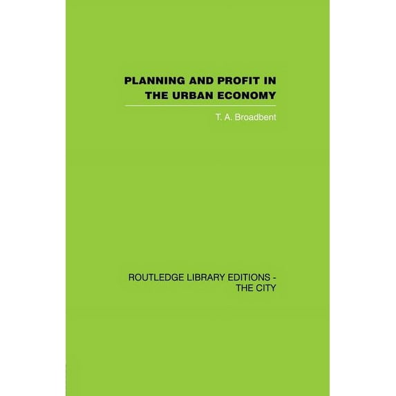 Planning and Profit in the Urban Economy, (Paperback)