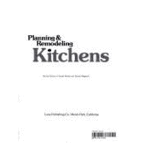 Pre-Owned Planning and Remodeling Kitchens (Paperback) 0376013370 9780376013378