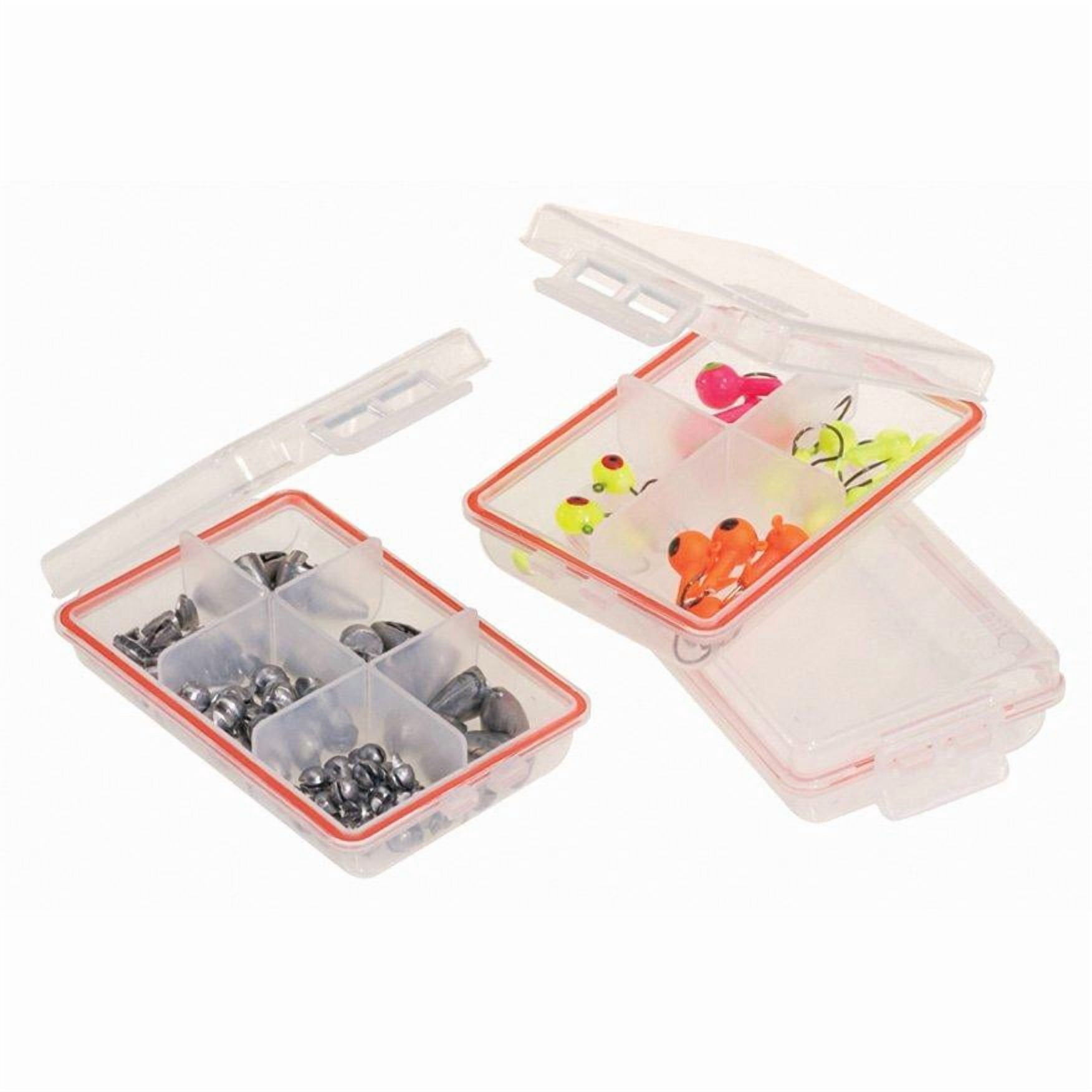 compact terminal tackle box Workz Battle Loc seal that when closed keeps gear dry Plano Waterproof Terminal 3-Pack Tackle