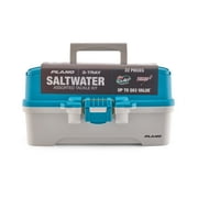Plano 3-Tray Tackle Box with Berkley Saltwater Bait Kit