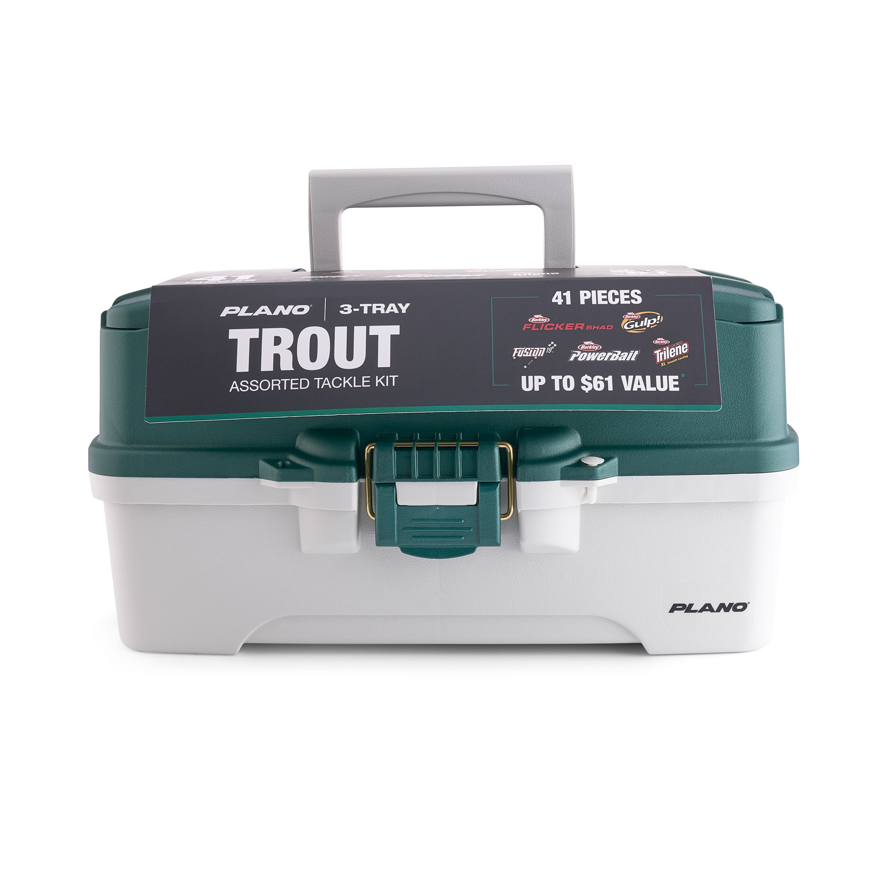 Plano 3-Tray Tackle Box with Berkley Trout Bait Kit 