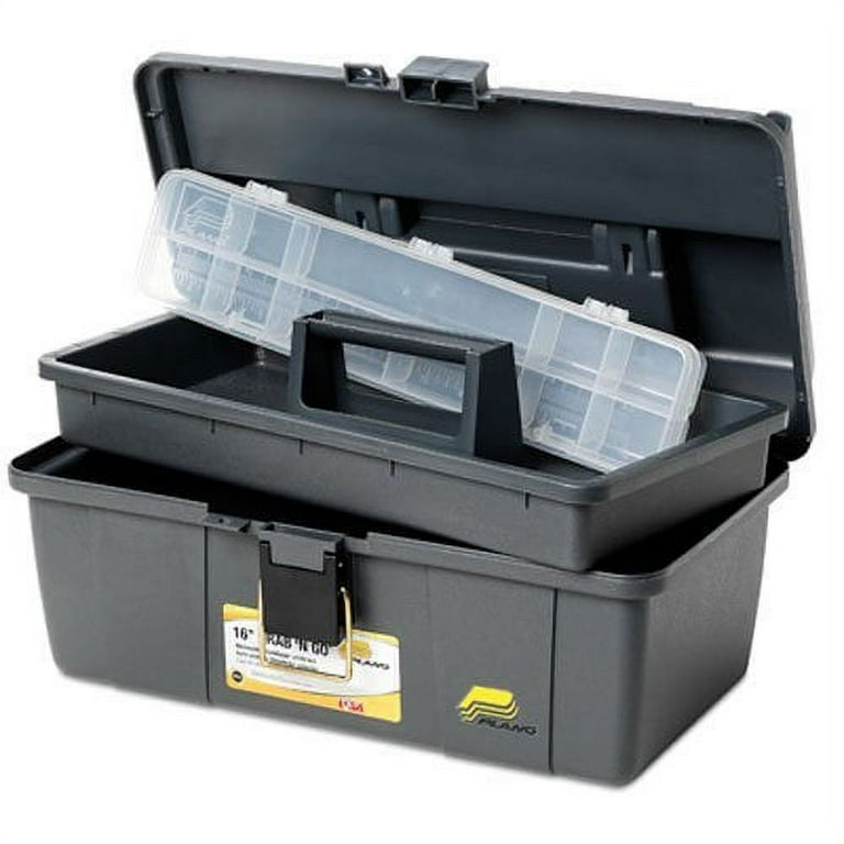 Plano 452-006 Grab-N-Go 16-Inch Tool Box with Tray - Walmart.com