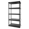 thumbnail image 1 of Plano 5-Shelf Heavy Duty Plastic Storage Shelves, 73” x 36” x 18”, 750lb Capacity, 1 of 6
