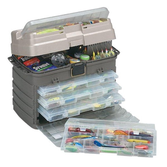Plano 7592 Guide Series Stowaway Tackle System & Bait Storage with Four Removable Boxes, Large
