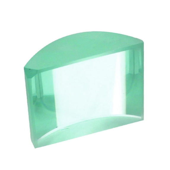 Plano Cylindrical Lens, Concave - Power Diopter +17 - 50 x 50mm - Optically Worked Faces - Ground Edges, Polished - Great for Physics Classrooms - Eisco Labs