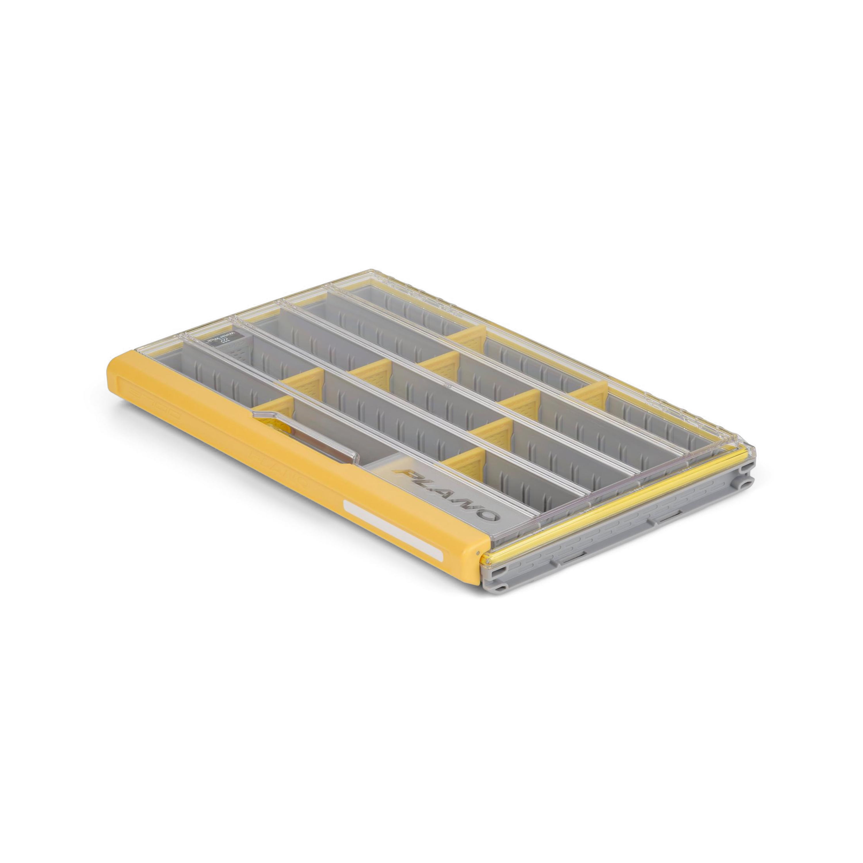 Plano EDGE Professional 3700 Thin Tackle Storage, Premium Tackle Organization with Rust Prevention, Yellow/Clear