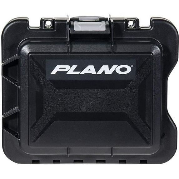 Plano Element Pistol Accy Case 10in w/Gray Accents, Medium, Black