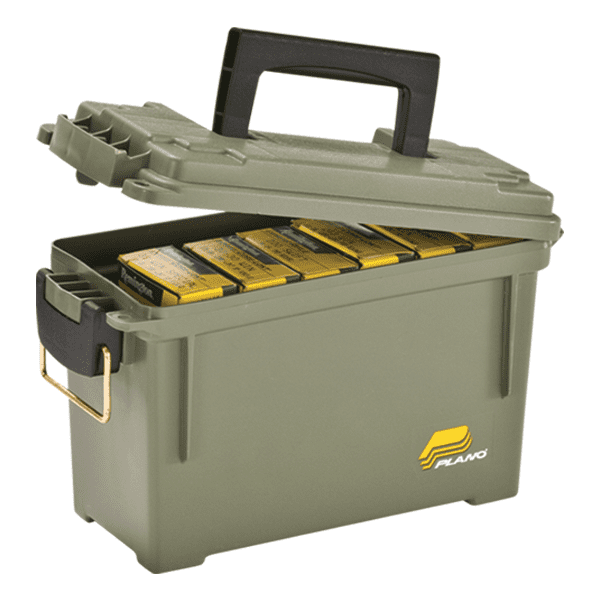 Plano Field Ammo Box, OD Green, Small Plastic Ammo Storage