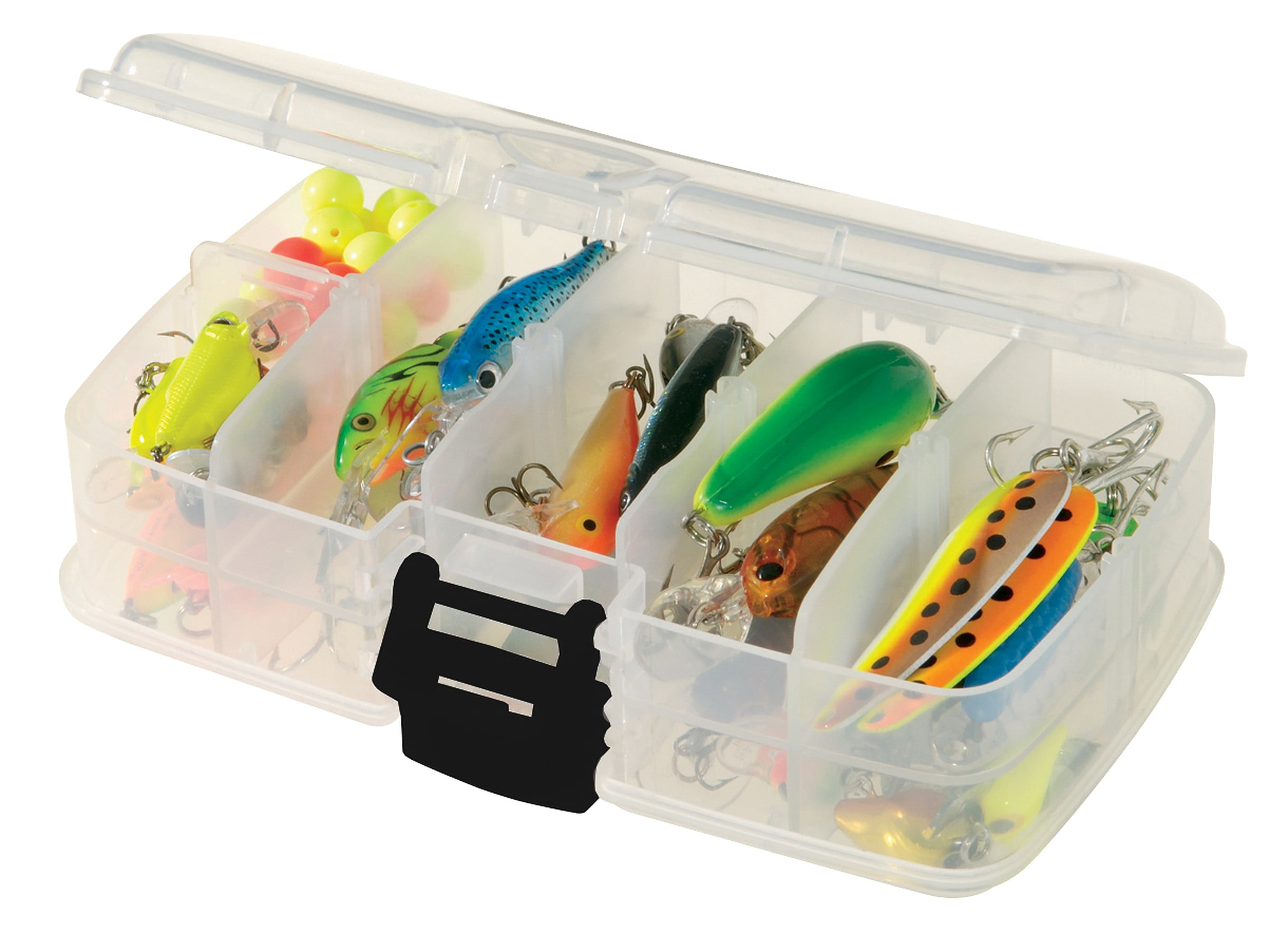 Vintage Plano Guide Series Double Sided Tackle Box With Lures/Tackle