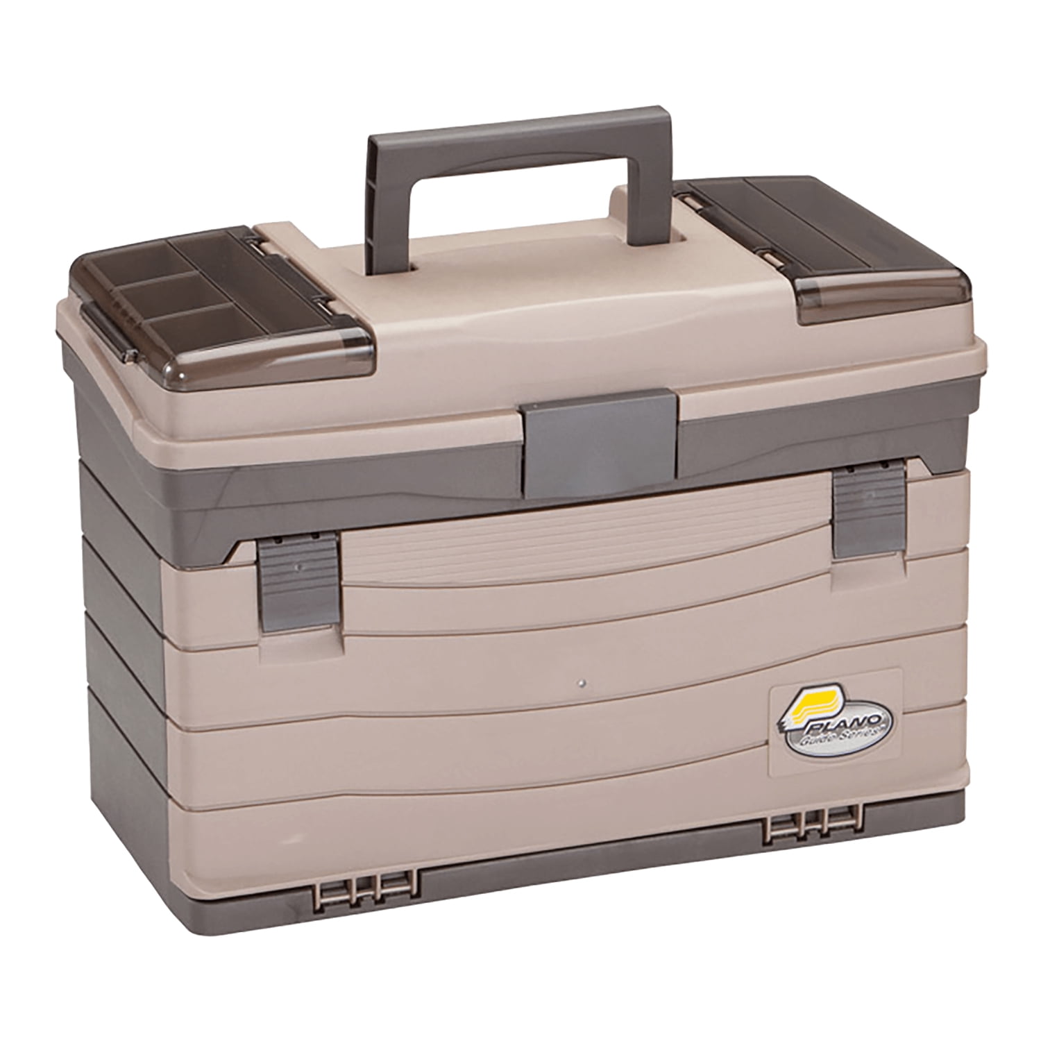 Plano Fishing Guide Series 4-Drawer Tackle Box, Graphite/ Sandstone 