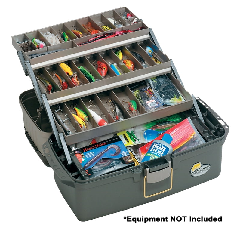 3 tray fishing tackle box T-H Marine Supplies TBOX-1115-3T-1P 11 x 15 in. Locking with Trays, Black friendly features make it a well Plano 3-Tray Tackle Box with