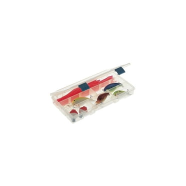 Plano Fishing Tackle Boxes & Bait Storage, Prolatch Adjustable Transparent Stowaway Utility Box, Clear