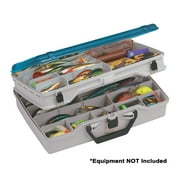 Plano Fishing Tackle Boxes & Bait Storage, Two-Level Tackle Storage, Beige/Blue, 0.5oz