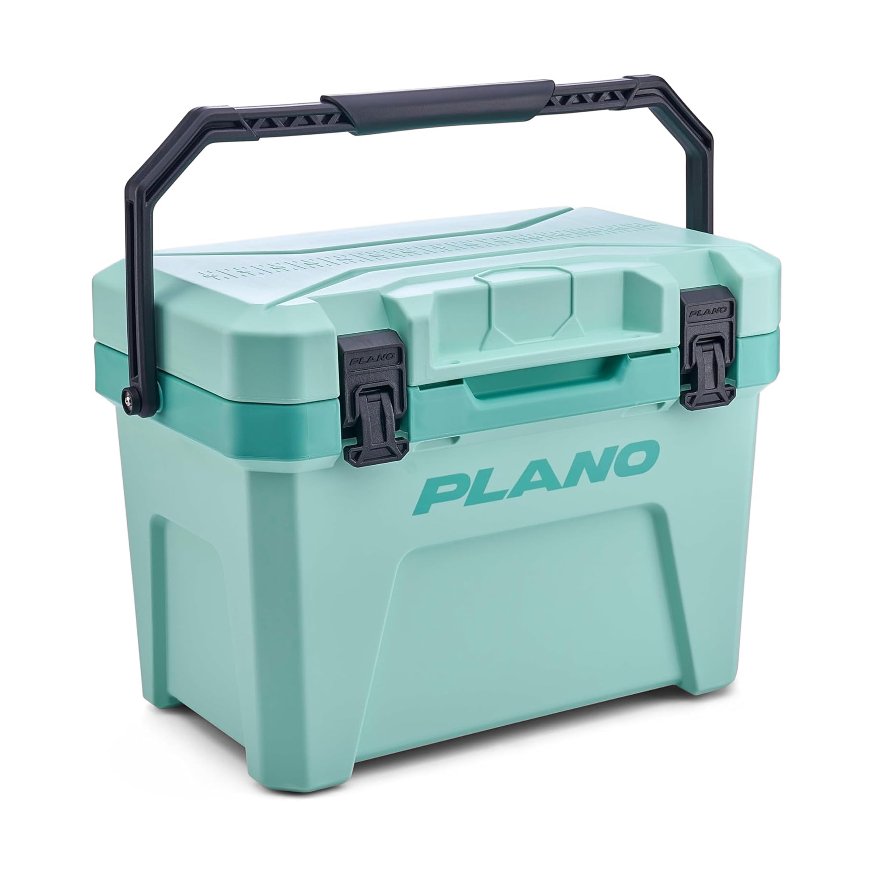 Plano Frost 14 Quart Heavy Duty Cooler w/ Built In Bottle Opener and Dry Basket, Seafoam
