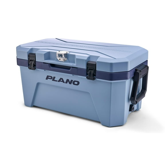 Plano Frost 32 Quart Heavy Duty Cooler w/ Built In Bottle Opener and Dry Basket, Pacific Blue