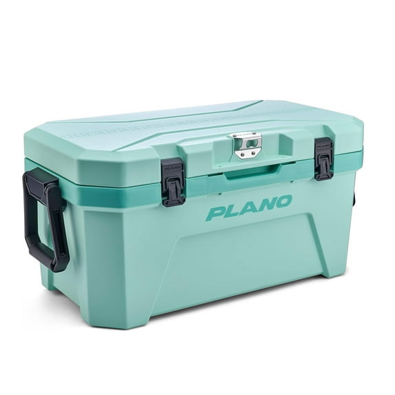 Plano Frost 32 Quart Heavy Duty Cooler w/ Built In Bottle Opener and Dry Basket, Seafoam