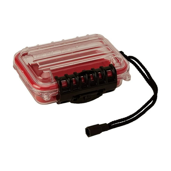 Plano Guide Series 3400 Style Polycarbonate Field Box Red/Clear, One Size CA1
