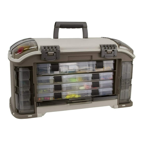 Plano Guide Series Angled StowAway Rack Fishing Tackle Box Storage Container
