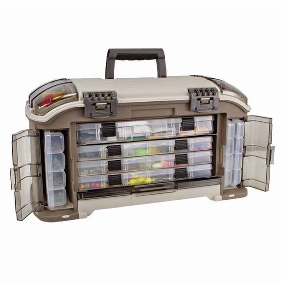 Plano Guide Series Angled StowAway Rack Fishing Tackle Box Storage Container