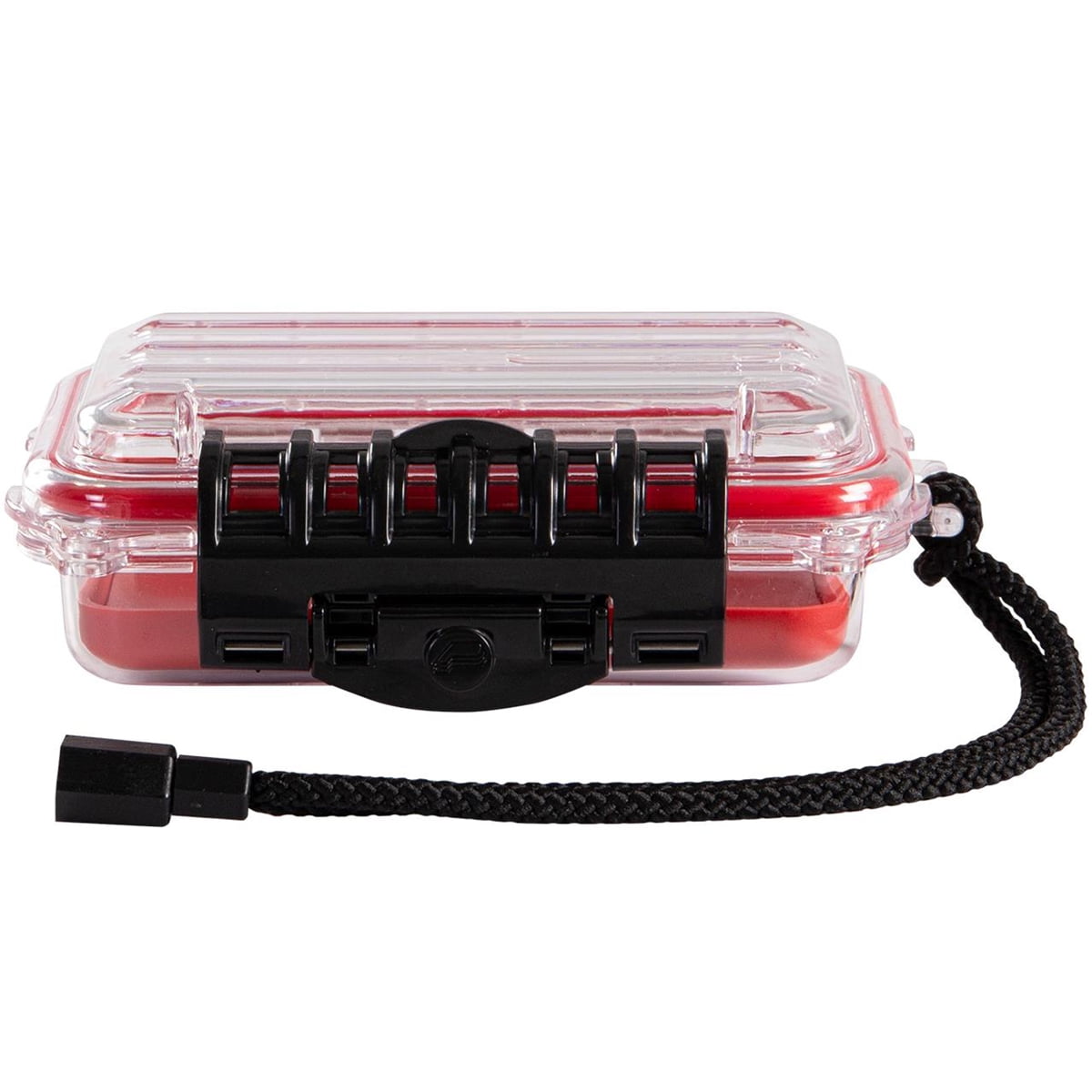 Plano Guide Series Waterproof Storage Case, Red/Clear 