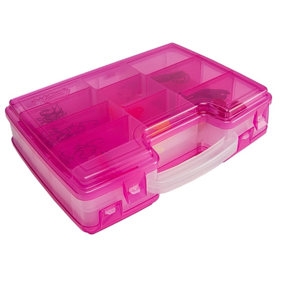 Plano Let's Fish Satchel Tackle Box, Pink