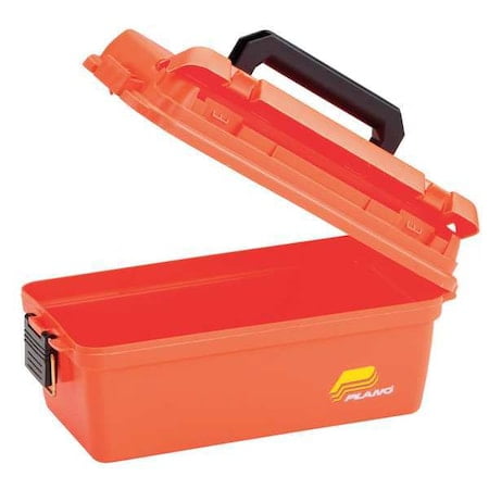 Small Orange Waterproof Plastic Tool Box with Handle