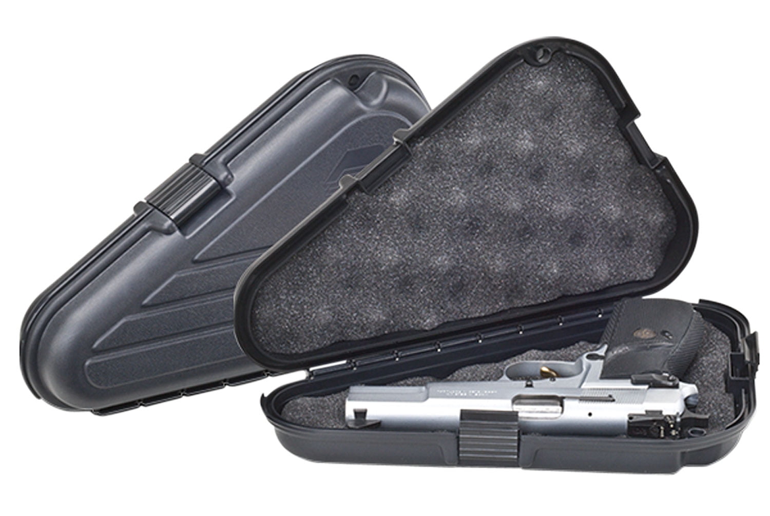 Plano Pro-Max Lockable Handgun Case, Black, Polymer, 12" x 2.25" x 7 ...