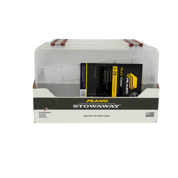 Plano ProLatch Stowaway Large Clear Organizer Tackle Box, Large, Clear