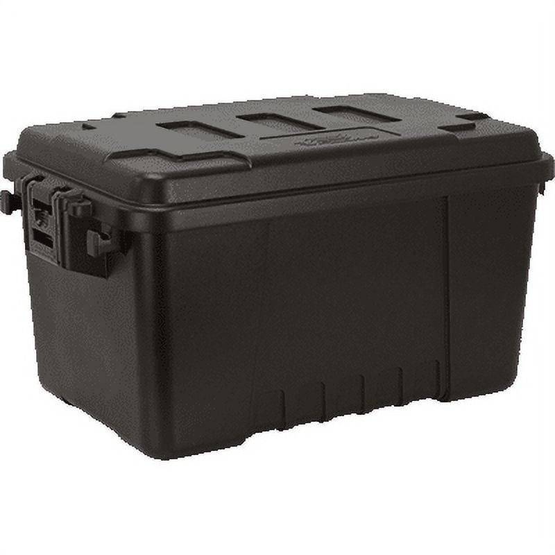 Plano Sportsman's Trunk, Black, 108-Quart Lockable Plastic Storage Box -  AliExpress