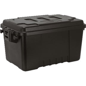 Plano Sportsman Trunk, Black, Small, 56-Quart Lockable Storage Box