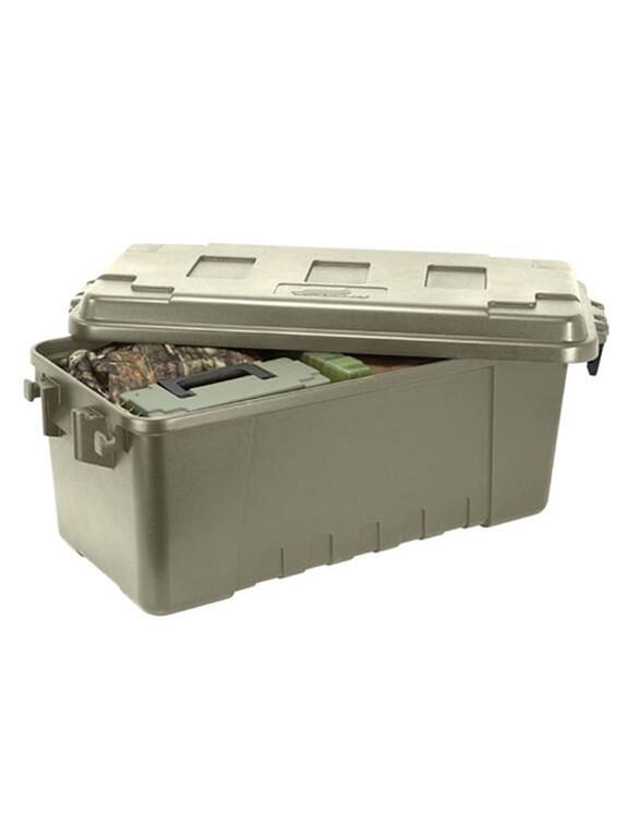 Sportsman Trunk, OD Green, Medium, 68-Quart Lockable Storage Box