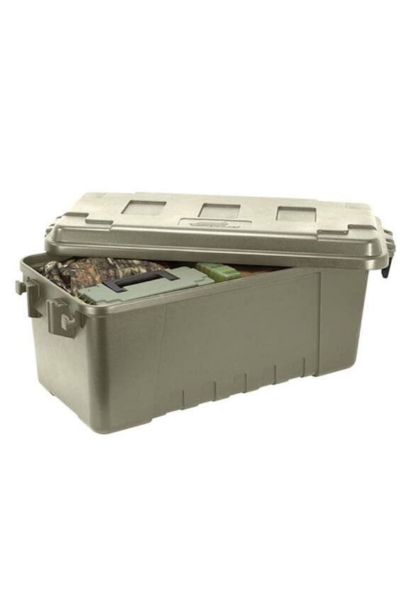 Sportsman Trunk, OD Green, Medium, 68-Quart Lockable Storage Box