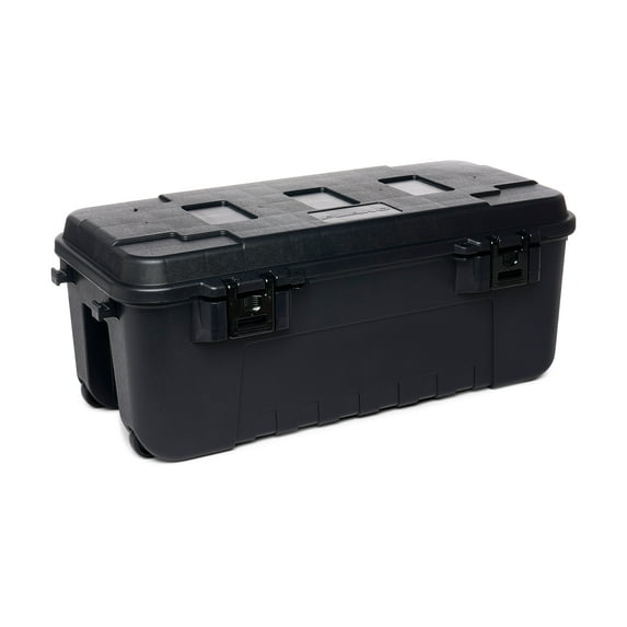 Plano Sportsman's Trunk, Black, 27-Gallon Lockable Storage Box
