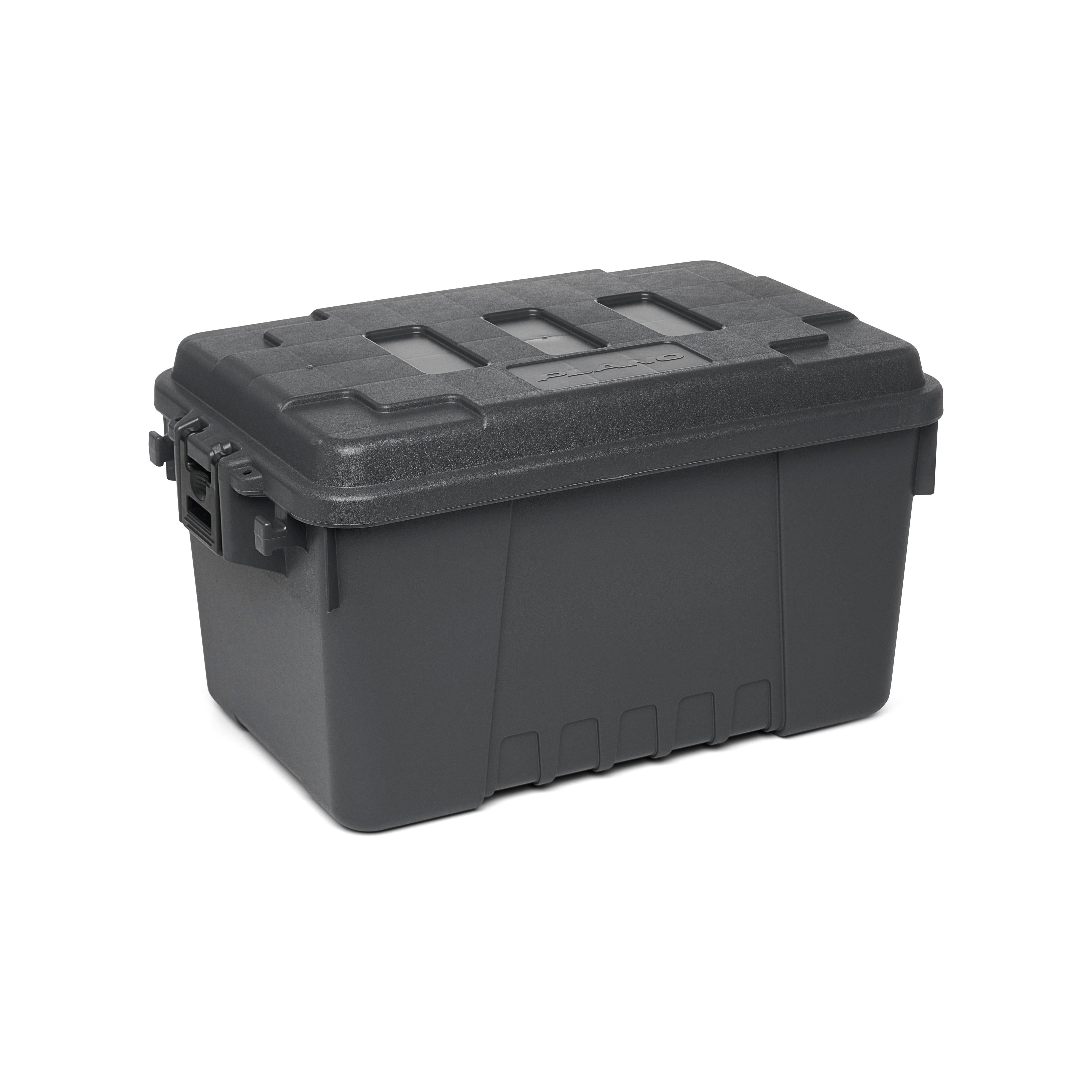 Plano Sportsman's Trunk, Charcoal, 14-Gallon Lockable Storage Box