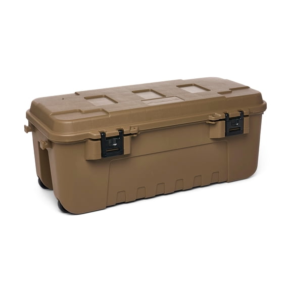 Plano Sportsman's Trunk, Desert Tan, 27-Gallon Lockable Storage Box