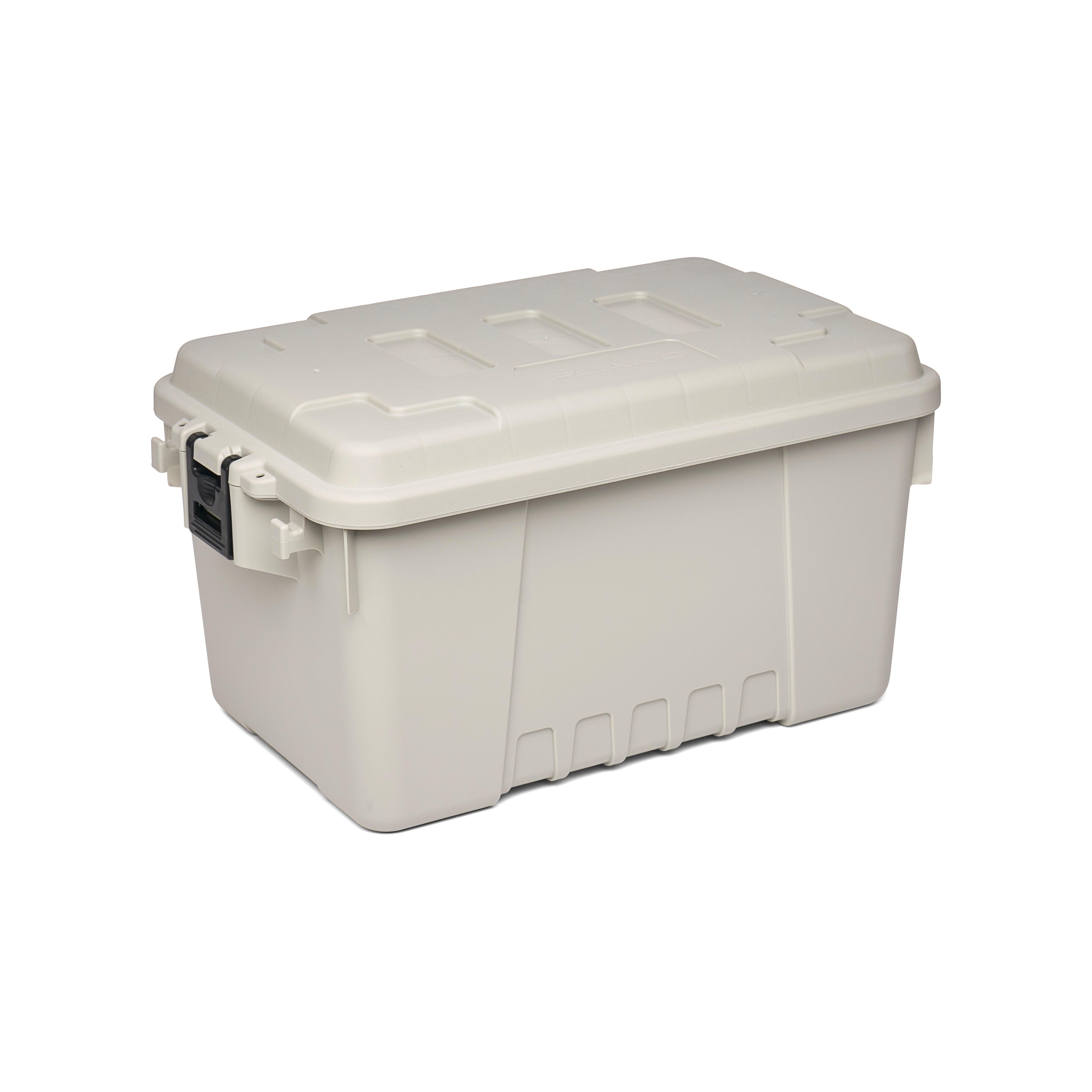 Plano Sportsman's Trunk, Smoke, 14-Gallon Lockable Storage Box